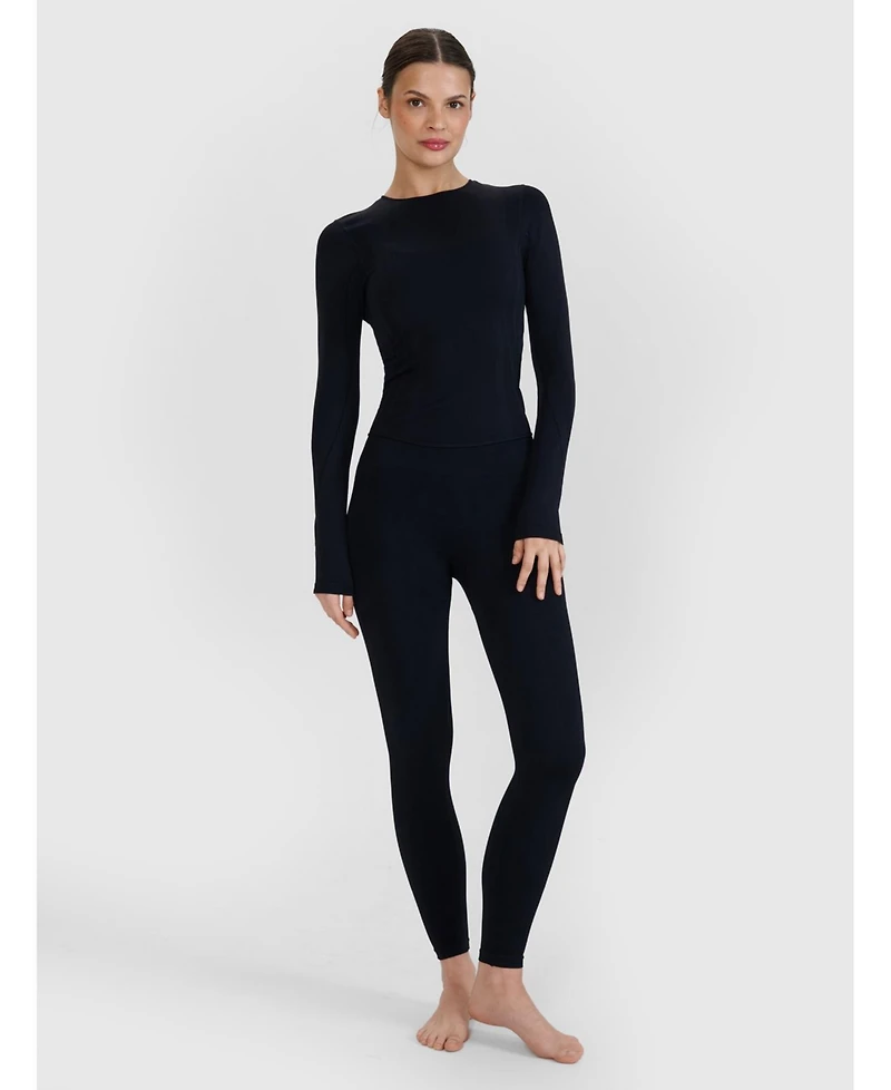 4F Women's Longsleeve For Yoga With Back Cutout