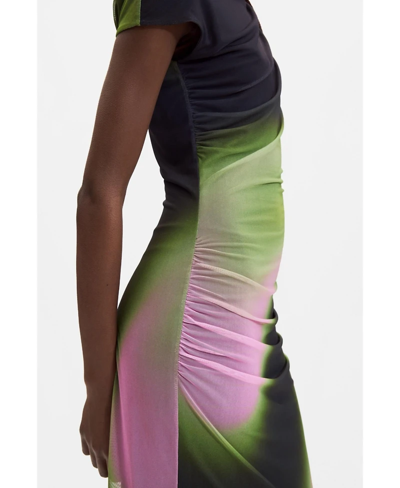 Desigual Women's Gradient tulle dress
