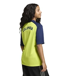 Adidas Big Boys and Girls Yellow Colombia National Team 2026 Pre-Match Top