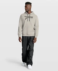 Fanatics Men's Off White San Antonio Spurs Crossover Collection Blocked Shot Premium Pullover Hoodie