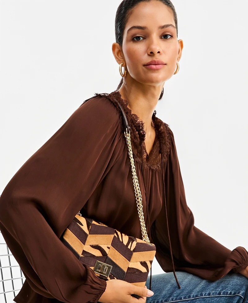 I.n.c. International Concepts Mini Ajae Studded Crossbody, Exclusively at Macy's