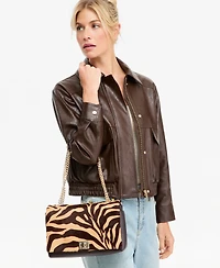 I.n.c. International Concepts Soft Ajae Zebra-Print Shoulder Bag, Macy's Exclusive