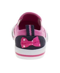 Minnie Big Girls Mouse Slip On Canvas Sneakers Casual Ready Comfort Fit