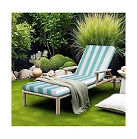 Slickblue Set of 2 Outdoor Chaise Lounge Chair Cushions 80 x 26" Waterproof and Thick