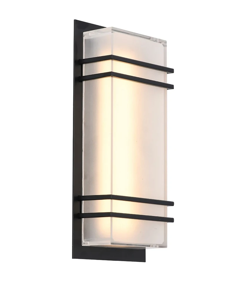 Artcraft Lighting Sausalito 11.81" Metal Horizontal Stripes Led Outdoor Wall Light