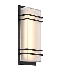 Artcraft Lighting Sausalito 11.81" Metal Horizontal Stripes Led Outdoor Wall Light