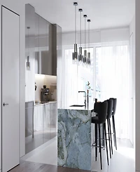 Artcraft Lighting Henley 8" Metal Smoke Glass Pendant