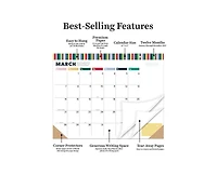 Tf Publishing Paper Goods 2027 Long Weekend Medium Desk Pad Monthly Blotter Calendar