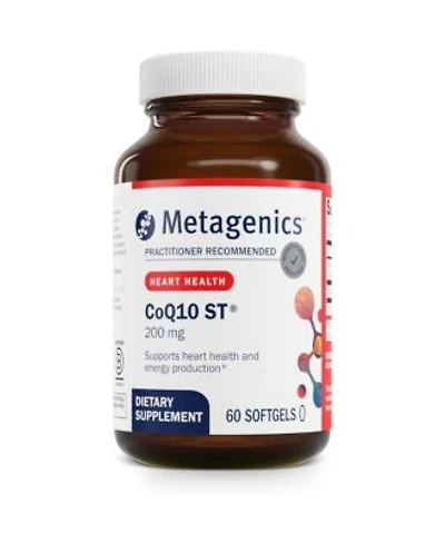 Metagenics Coq10 St 200 Supplement High Absorption 200 Mg Ubiquinone Supports Heart Energy Antioxidant Health 60 Softgels