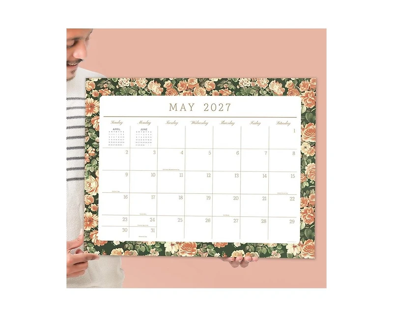 Tf Publishing Paper Goods 2027 Artisan Legacy Medium Desk Pad Monthly Blotter Calendar