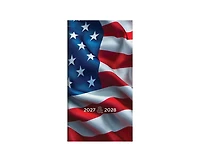 Tf Publishing Paper Goods 2027-2028 Flag Small Monthly Pocket Planner