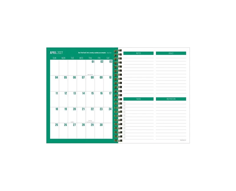Tf Publishing Paper Goods 2027 Lilac Leopard Medium Weekly Monthly Planner