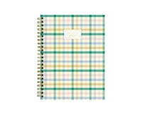 Tf Publishing Paper Goods 2027 Pastel Plaid Medium Weekly Monthly Planner