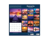 Tf Publishing Paper Goods 2027 Sunsets Wall Calendar