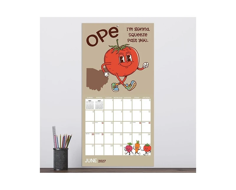 Tf Publishing Paper Goods 2027 Home Ohio Wall Calendar