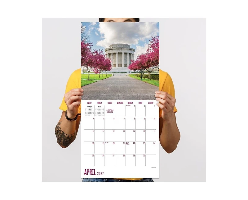 Tf Publishing Paper Goods 2027 Indiana Wall Calendar