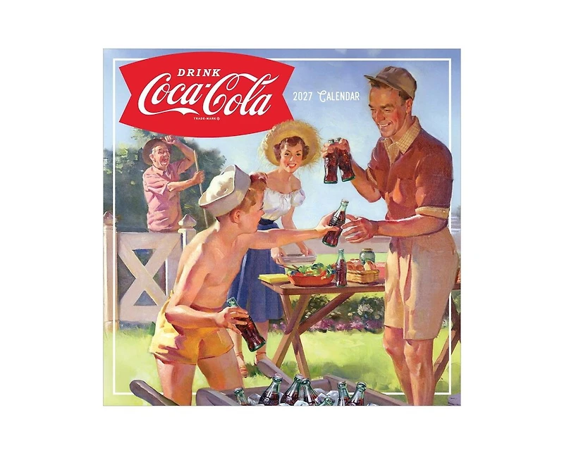 Tf Publishing Paper Goods 2027 Coca-Cola Mini Calendar