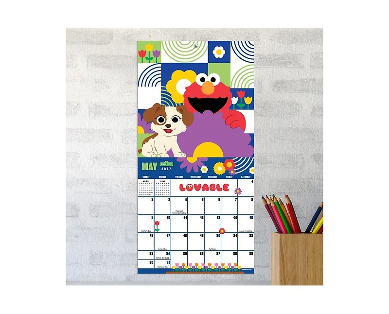 Tf Publishing Paper Goods 2027 Sesame Street Mini Calendar