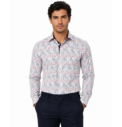 Elie Balleh Men's Slim Fit Button-Down Shirt