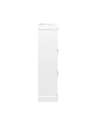 Flynama 10 Shelf Bookcase Storage Organizer Display Cabinet for Books decor and Home Office