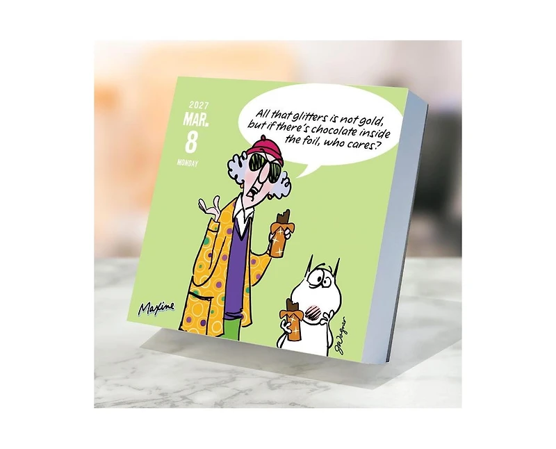 Tf Publishing Paper Goods 2027 Maxine Daily Desktop Calendar
