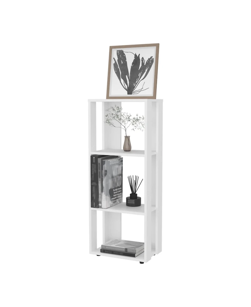 Flynama Melamine 3-Tier Minimalist Open Display Bookcase