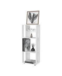 Flynama Melamine 3-Tier Minimalist Open Display Bookcase