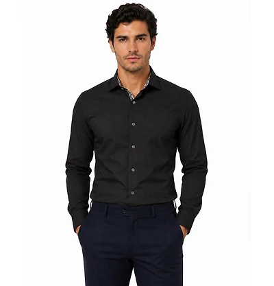 Elie Balleh Men's Slim Fit Trendy Button-Down Shirt