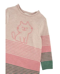 Deux par Baby Girl (12M–24M) Knitted Stripe Dress