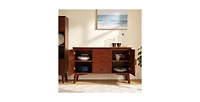Flynama Mid Century Buffet Cabinet with 3 Drawers