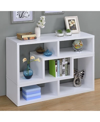 Flynama Multi-purpose Convertible Bookcase L-Shaped Combined Storage Tv Cabinet