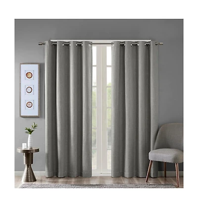 Avobird Printed ed Blackout Grommet Top Curtain Panel