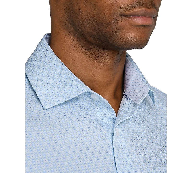 ConStruct Men's Slim-Fit Performance Stretch Dress Shirt