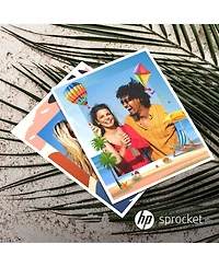 Hp 3.5" x 4.25" Sticky-Backed Zink Photo Paper (100-Pack), Compatible w/Hp Sprocket 3x4 & Photobooth