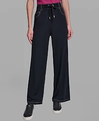Karl Lagerfeld Paris Women's Pull-On Jersey Pants