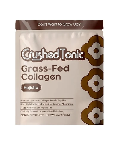 Crushed Tonic Hojicha Collagen Supplement