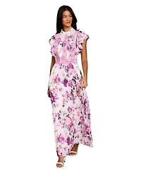 Coast Women's Lace Collar Frill Maxi Dress