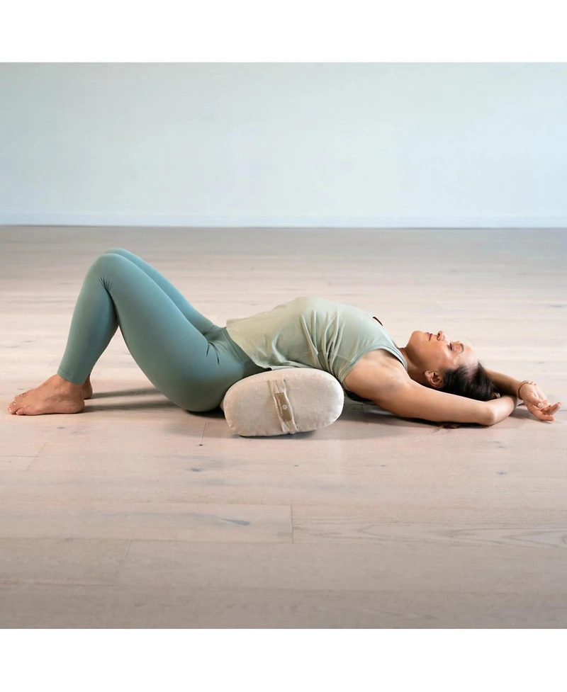 Hugger Kino Standard Yoga Bolster Natural Linen