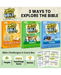 Quokka Trivia Card Games for Family - Bible and Generations Collections with 300 to 900 Questions Game Night Sunday School