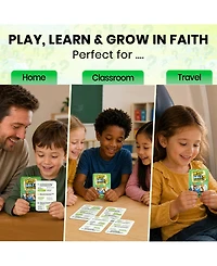 Quokka Trivia Card Games for Family - Bible and Generations Collections with 300 to 900 Questions Game Night Sunday School