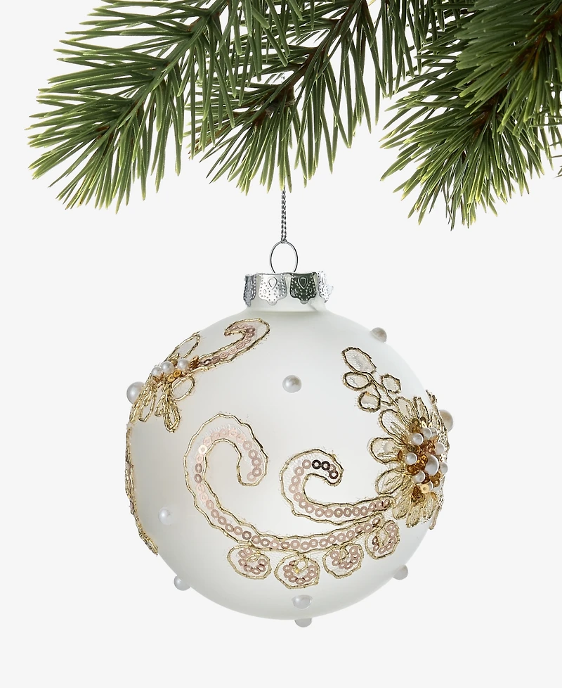 Holiday Lane Enchanted Forest Ball Ornament, Macy's Exclusive