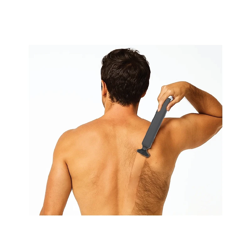 Perry Ellis Foldable Rechargeable Back Hair Trimmer for Hard to Reach Grooming