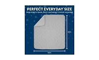Therapedic 50" x 60" Light Grey Cooling Throw