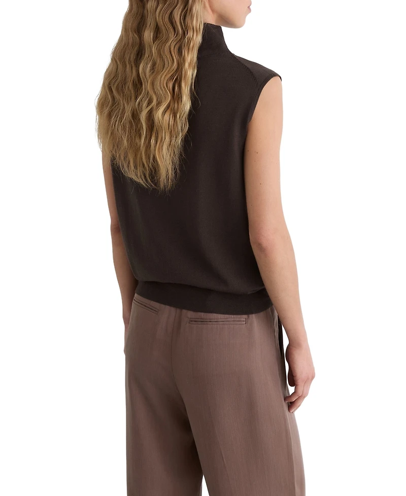 Reiss Women's Honey Sleeveless Slouch Neck Sweater