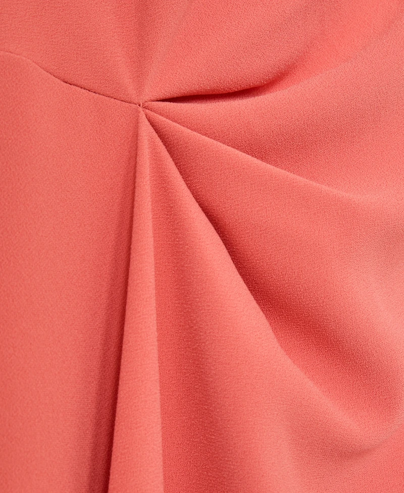 Reiss Women's Dorota Drape Detail Midi Dress