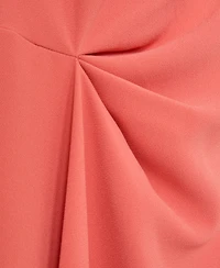 Reiss Women's Dorota Drape Detail Midi Dress