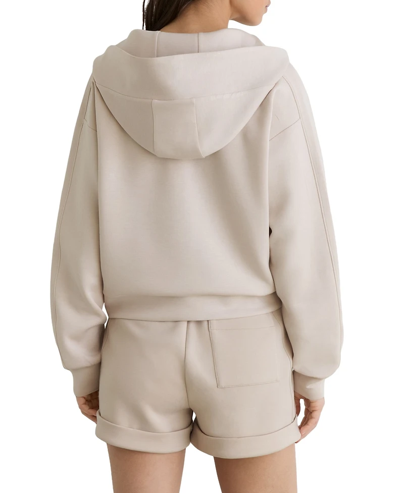 Reiss Women's Lockie Knit Hoodie