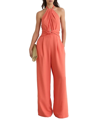 Reiss Women's Akia Contrast Detail Jumpsuit