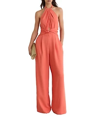 Reiss Women's Akia Contrast Detail Jumpsuit