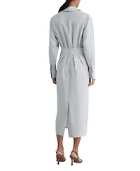 Reiss Women's Gianna Tie Detail Shirt Dress
